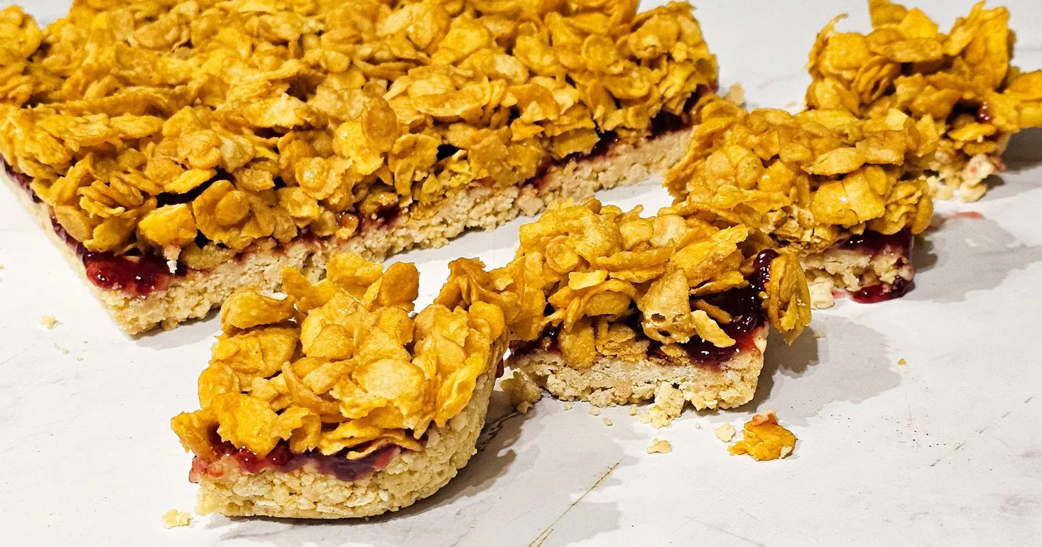 Gluten Free Cornflake Tart Slice