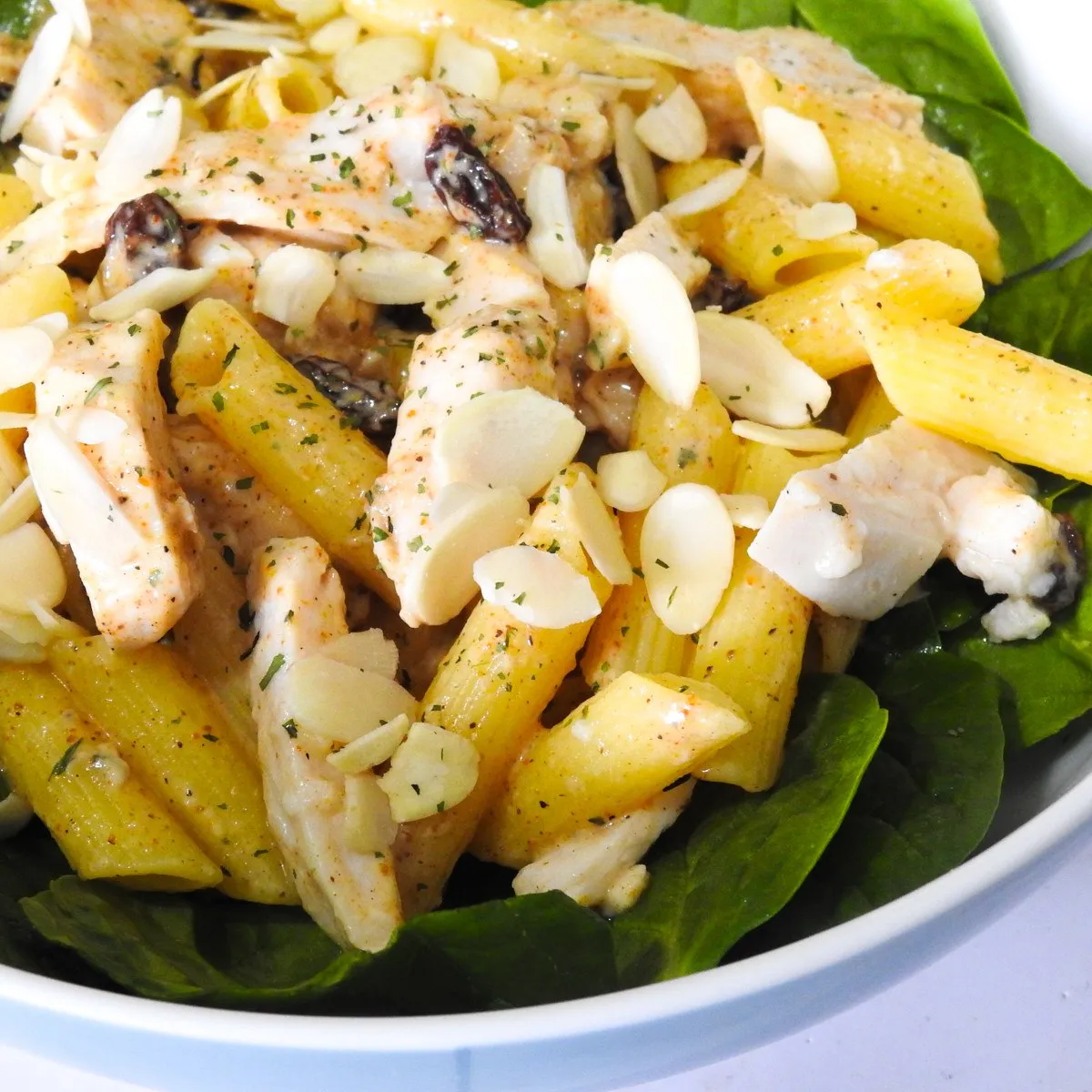 Gluten Free Coronation Chicken Pasta