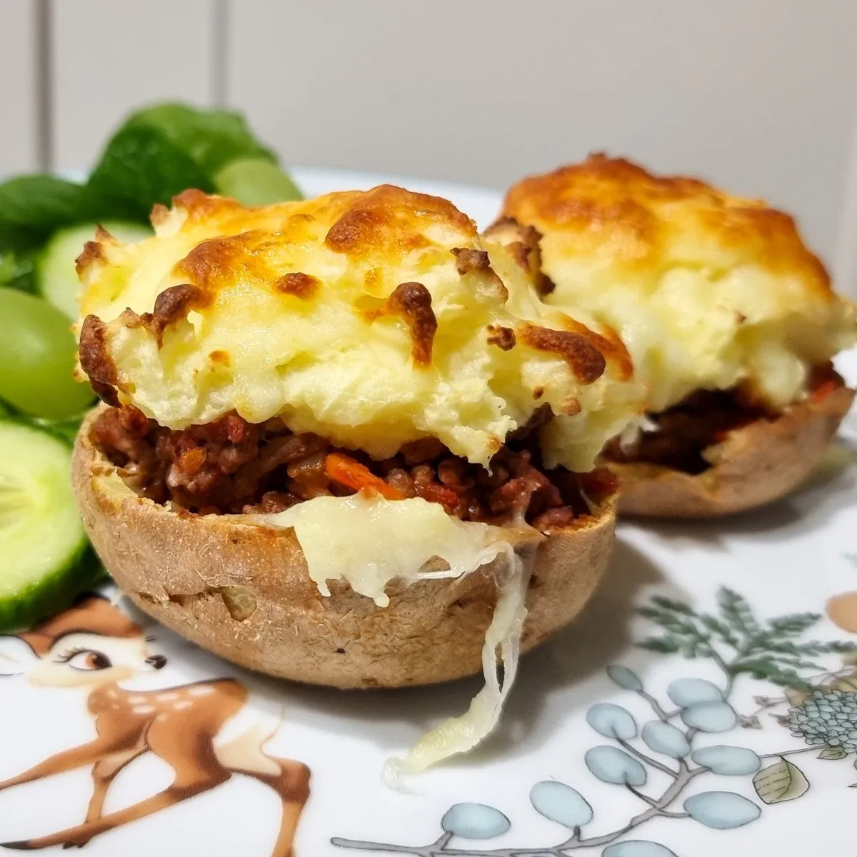 Gluten Free Cottage Pie Loaded Skins