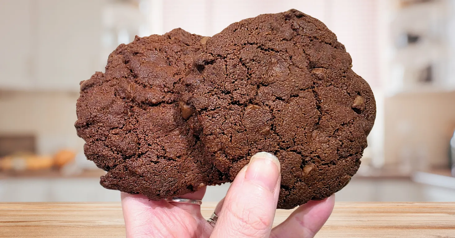 Gluten free double chocolate chip cookies