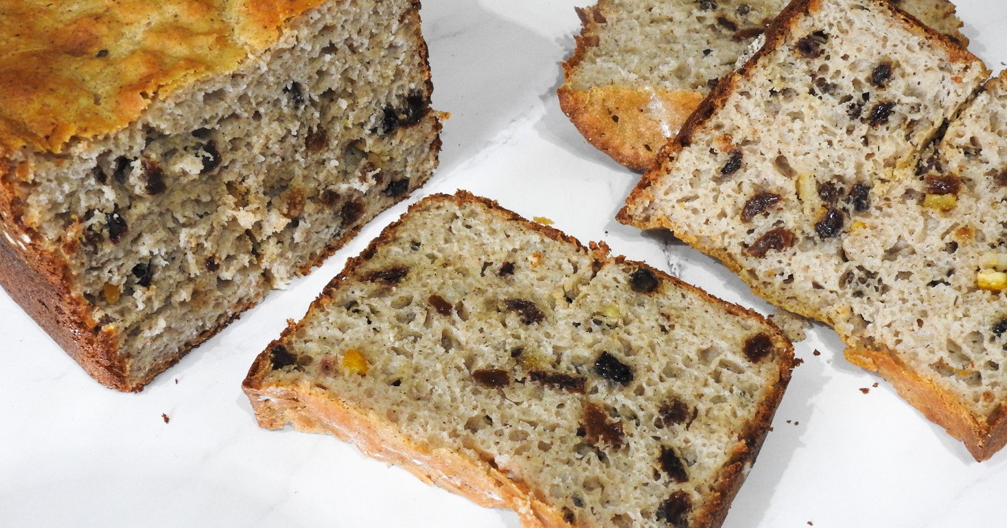 Gluten Free Fruit Loaf (in Breadmaker)