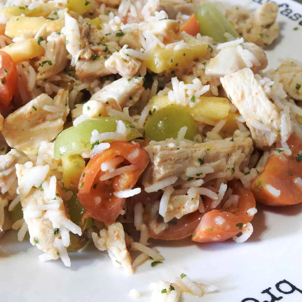 Gluten Free Fruity Chicken Rice