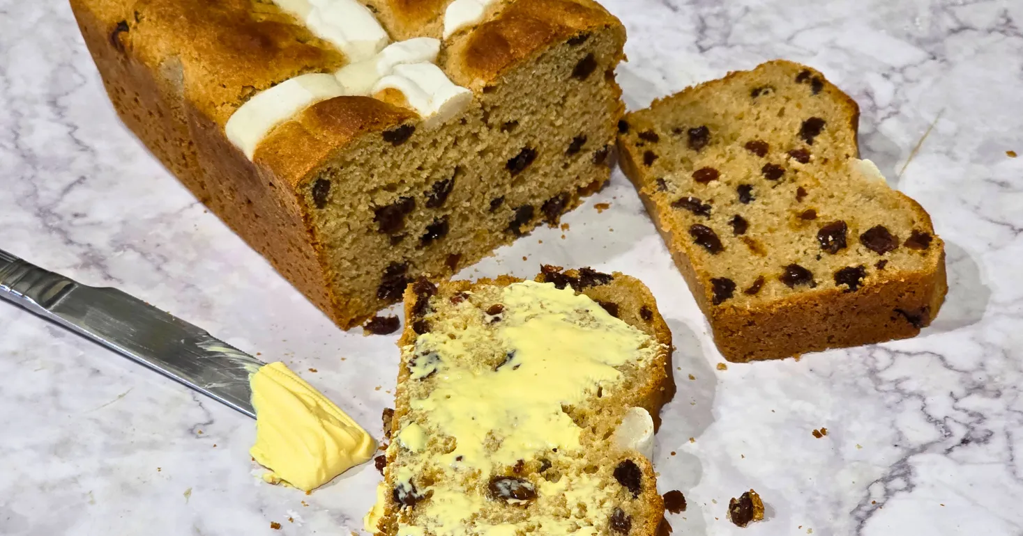 Gluten Free Hot Cross Loaf