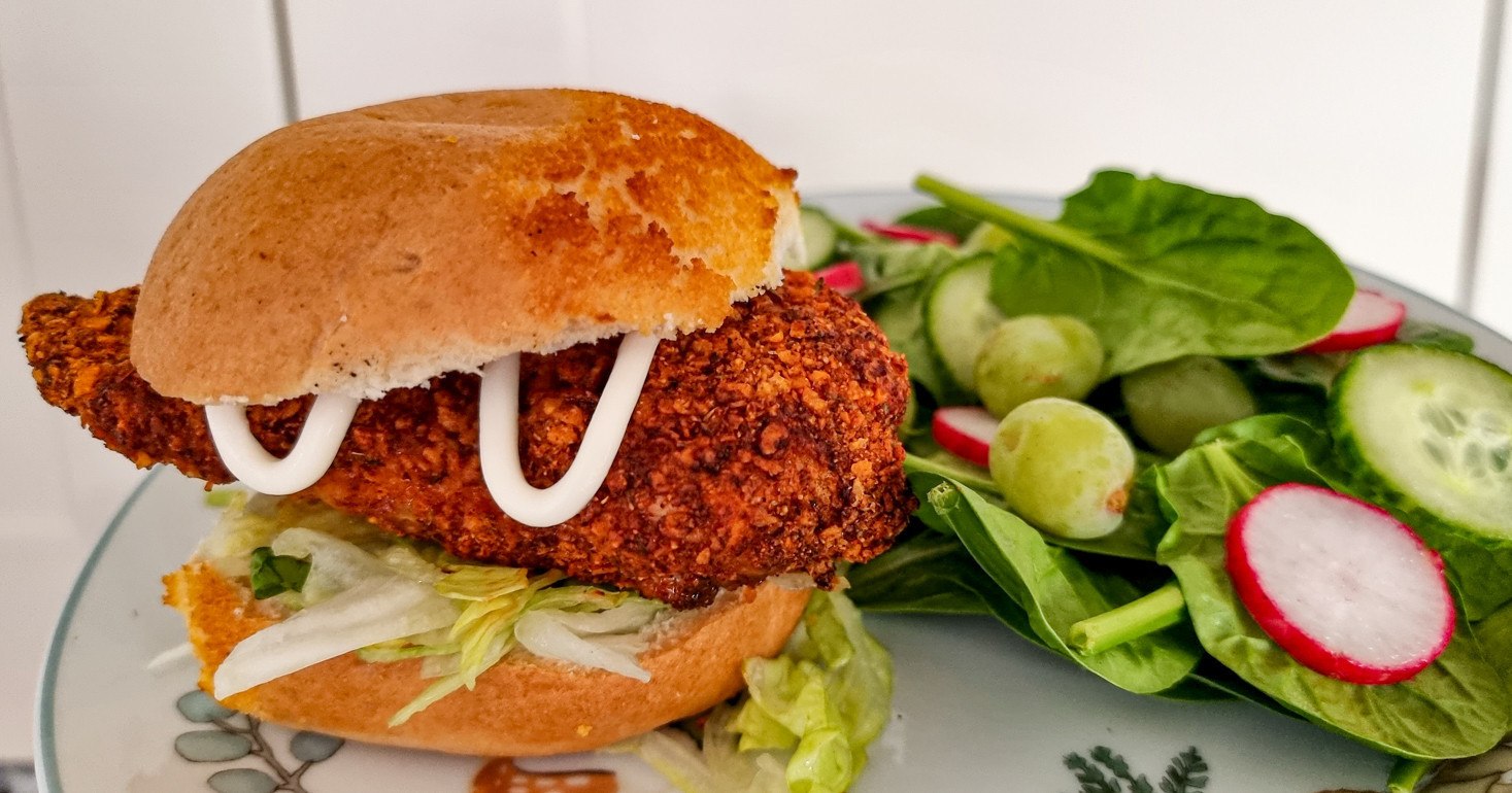 Gluten Free KFC Zinger Burger Style Chicken Burger - Coeliac Sanctuary