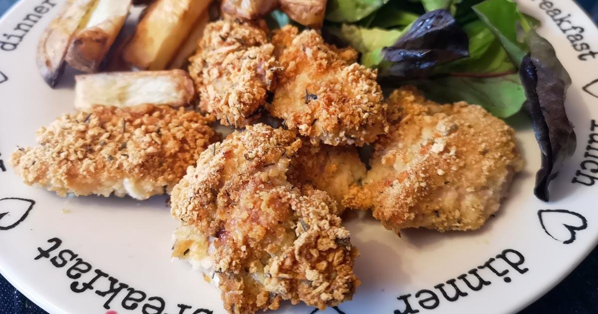 Gluten Free Lightly Spiced Breadcrumbed Chicken