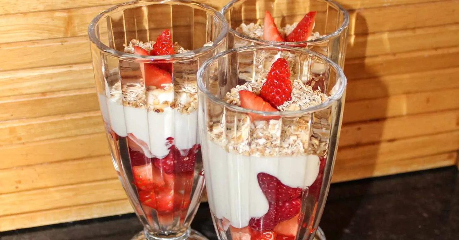 Gluten Free Low Cal Mixed Berry Cranachan