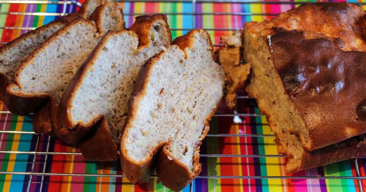 Gluten Free Low Cal No Refined Sugar Banana Loaf