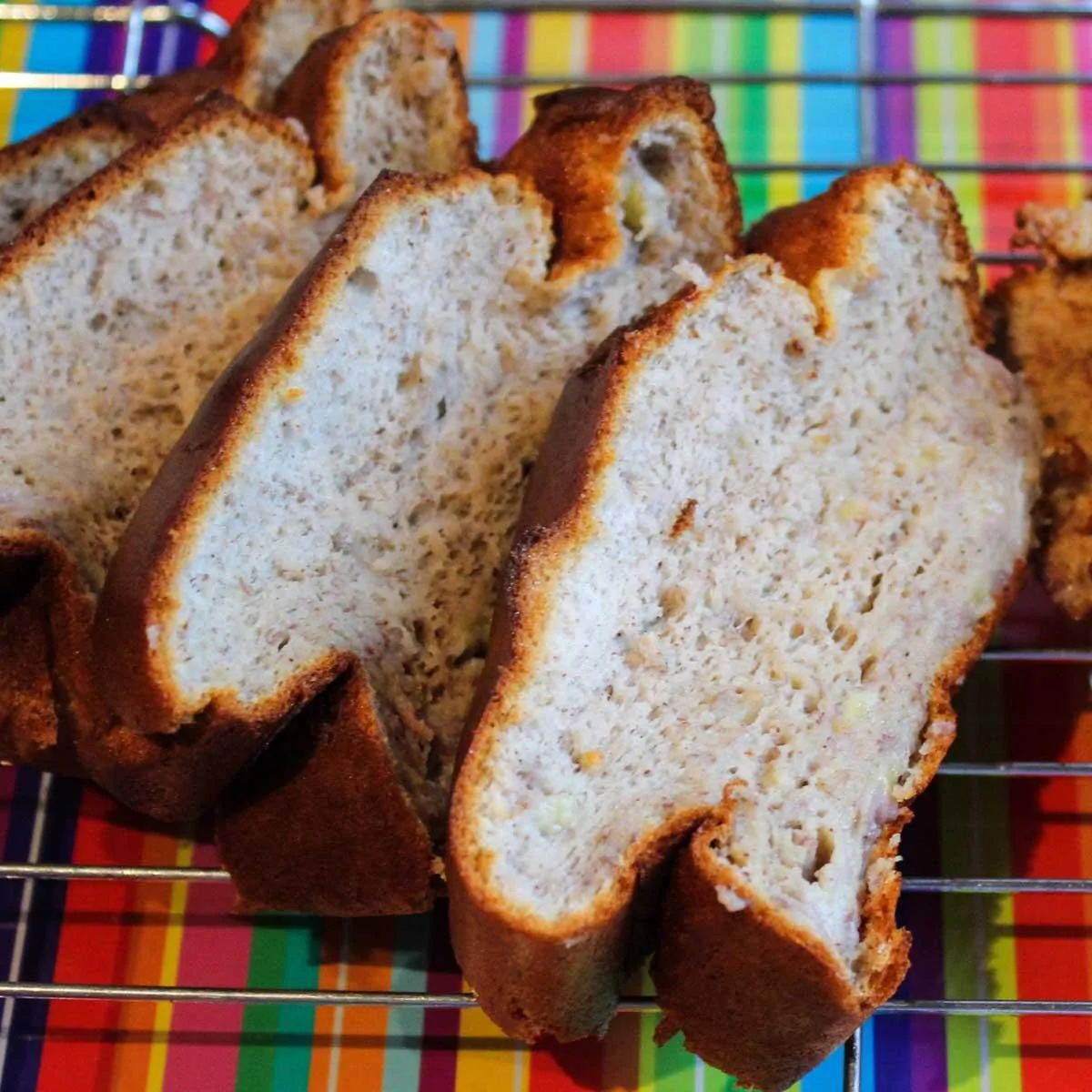 Gluten Free Low Cal No Refined Sugar Banana Loaf