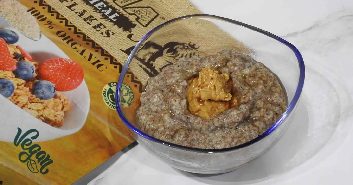 Gluten Free Maple and Peanut Butter Teff Porridge