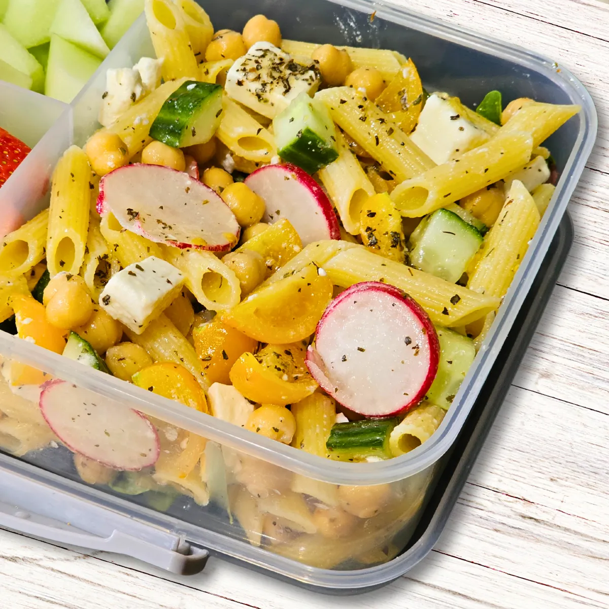 Gluten Free Mediterranean Style Pasta Salad