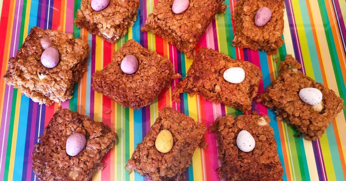 Gluten Free Mini Egg Flapjack