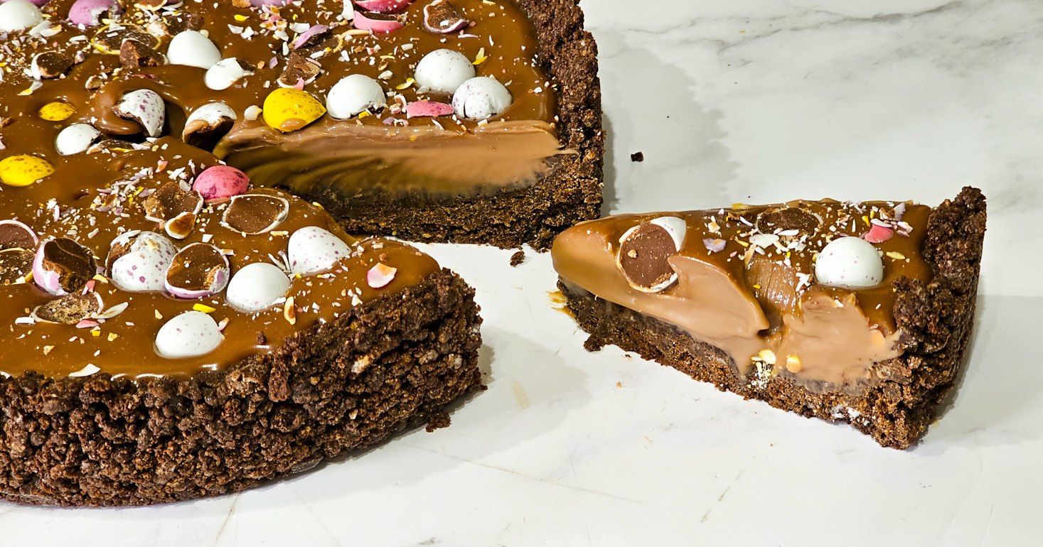 Gluten Free Mini Egg No Bake Chocolate Tart