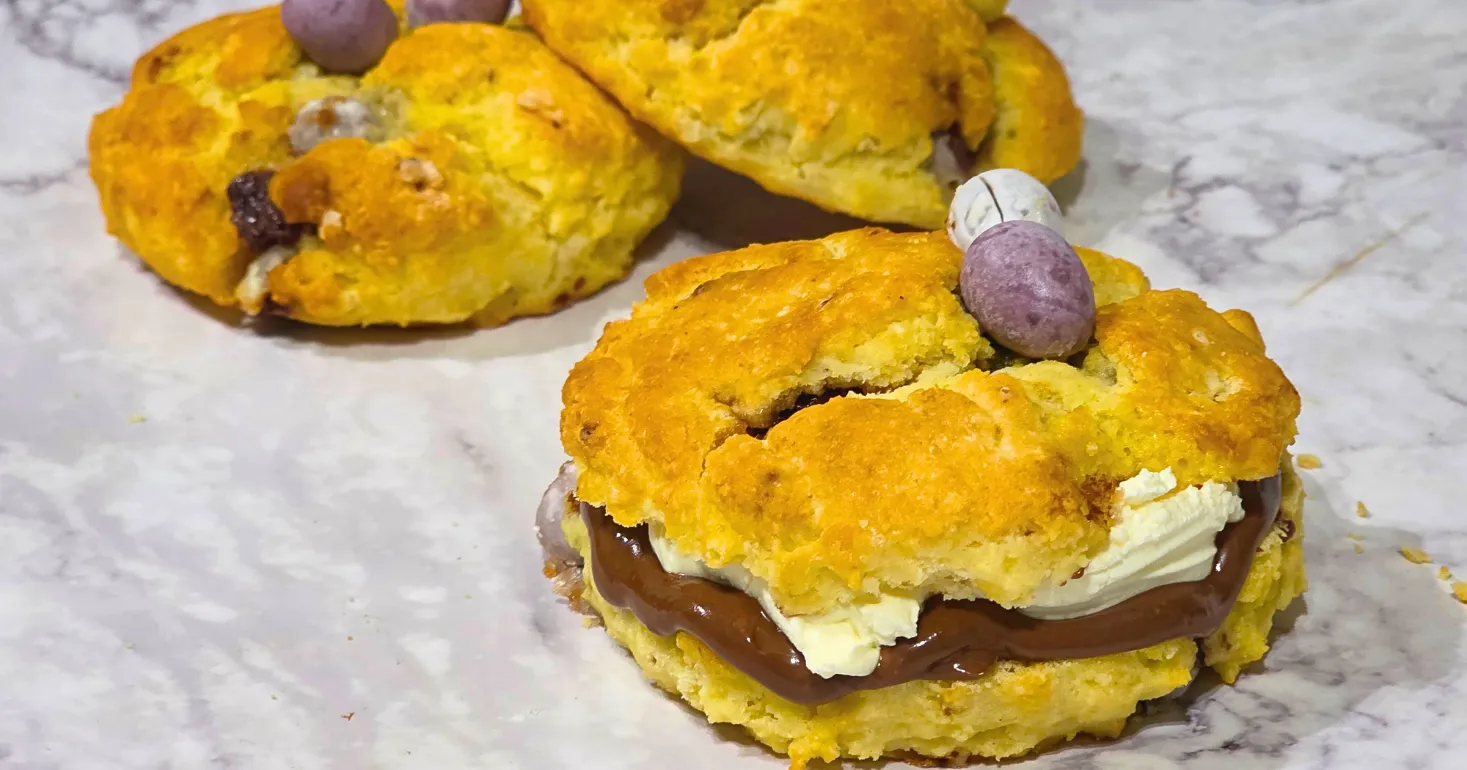Gluten Free Mini Egg Scones