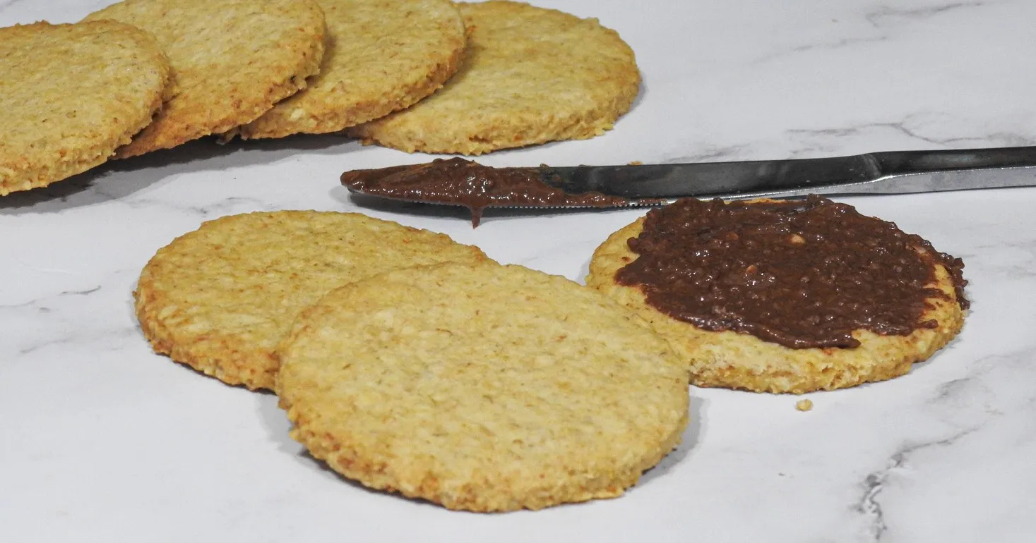 Gluten Free No Refined Sugar Maple Oatie Biscuits