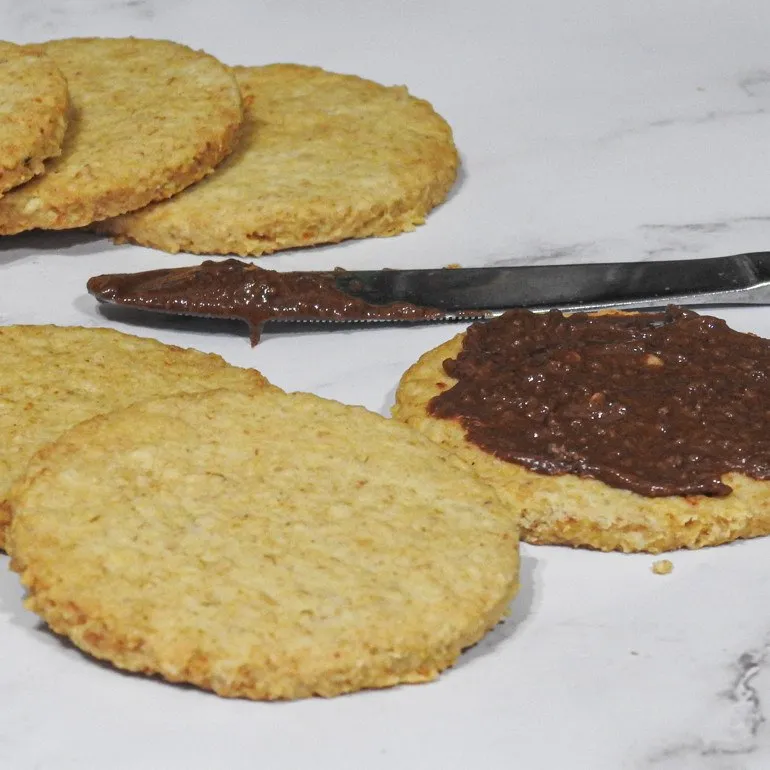 Gluten Free No Refined Sugar Maple Oatie Biscuits