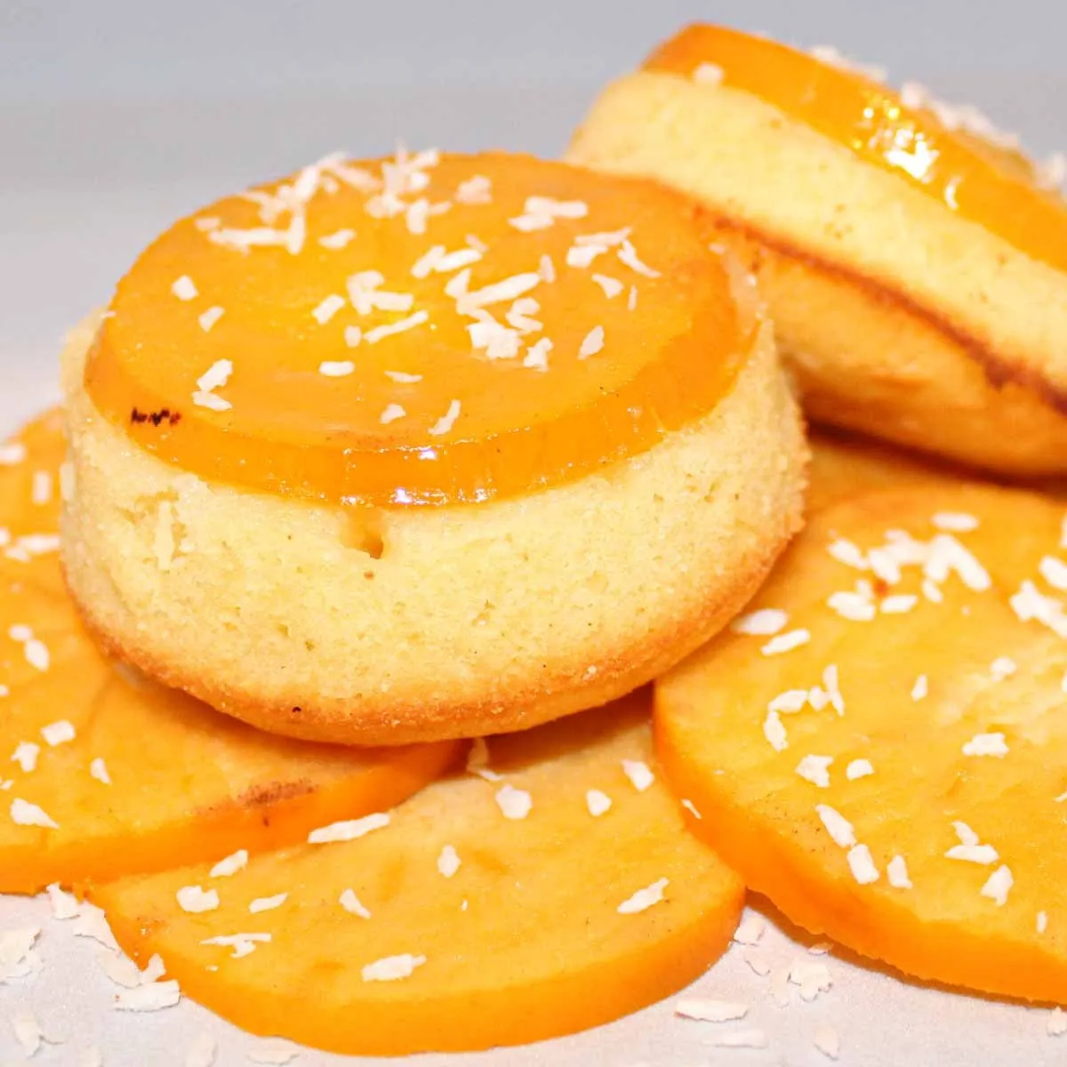 Gluten Free Persimmon, Coconut & Cumin Cakes