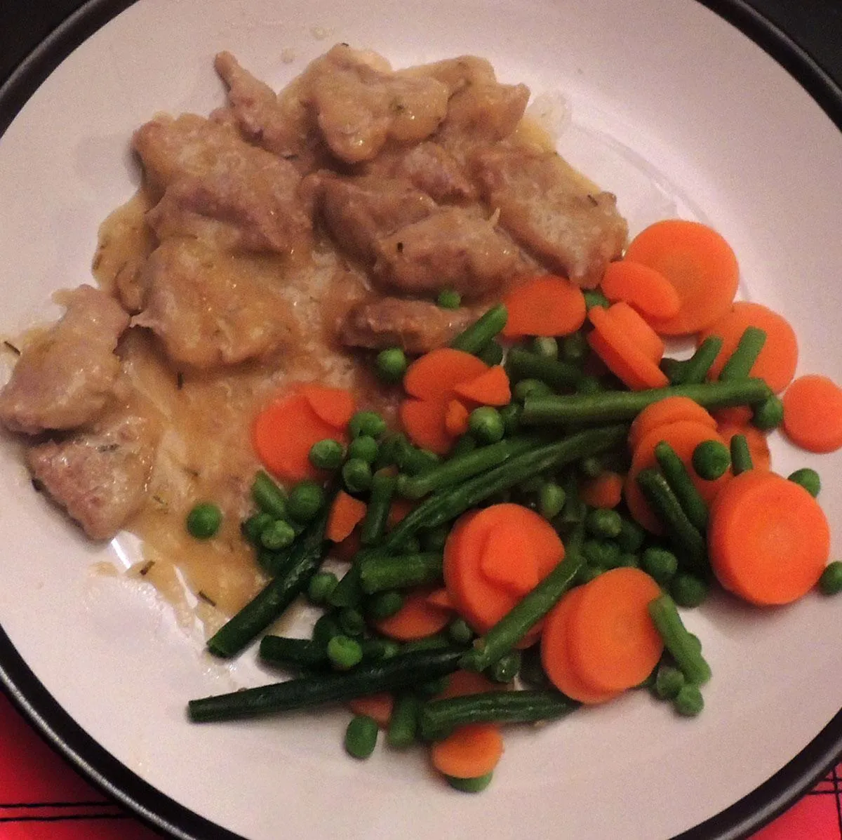 Gluten Free Pork in Apple Cider Sauce