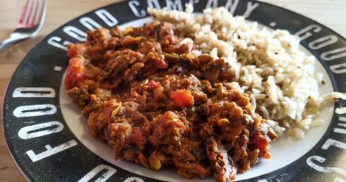 Gluten Free Red Lentil and Beef Keema