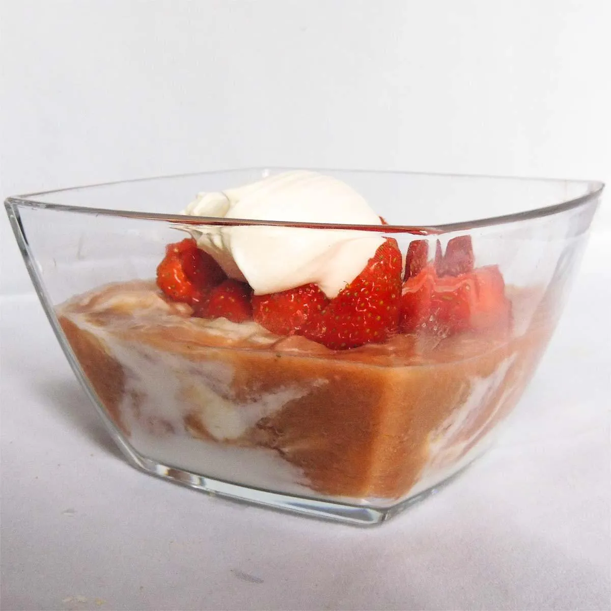 Gluten Free Rhubarb and Strawberry Fool
