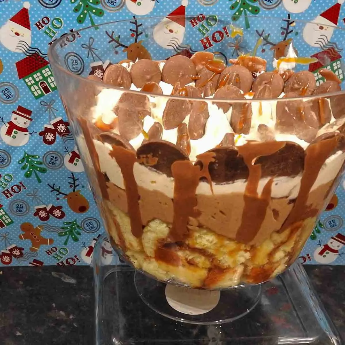 Gluten Free Salted Caramel and Chocolate Trifle