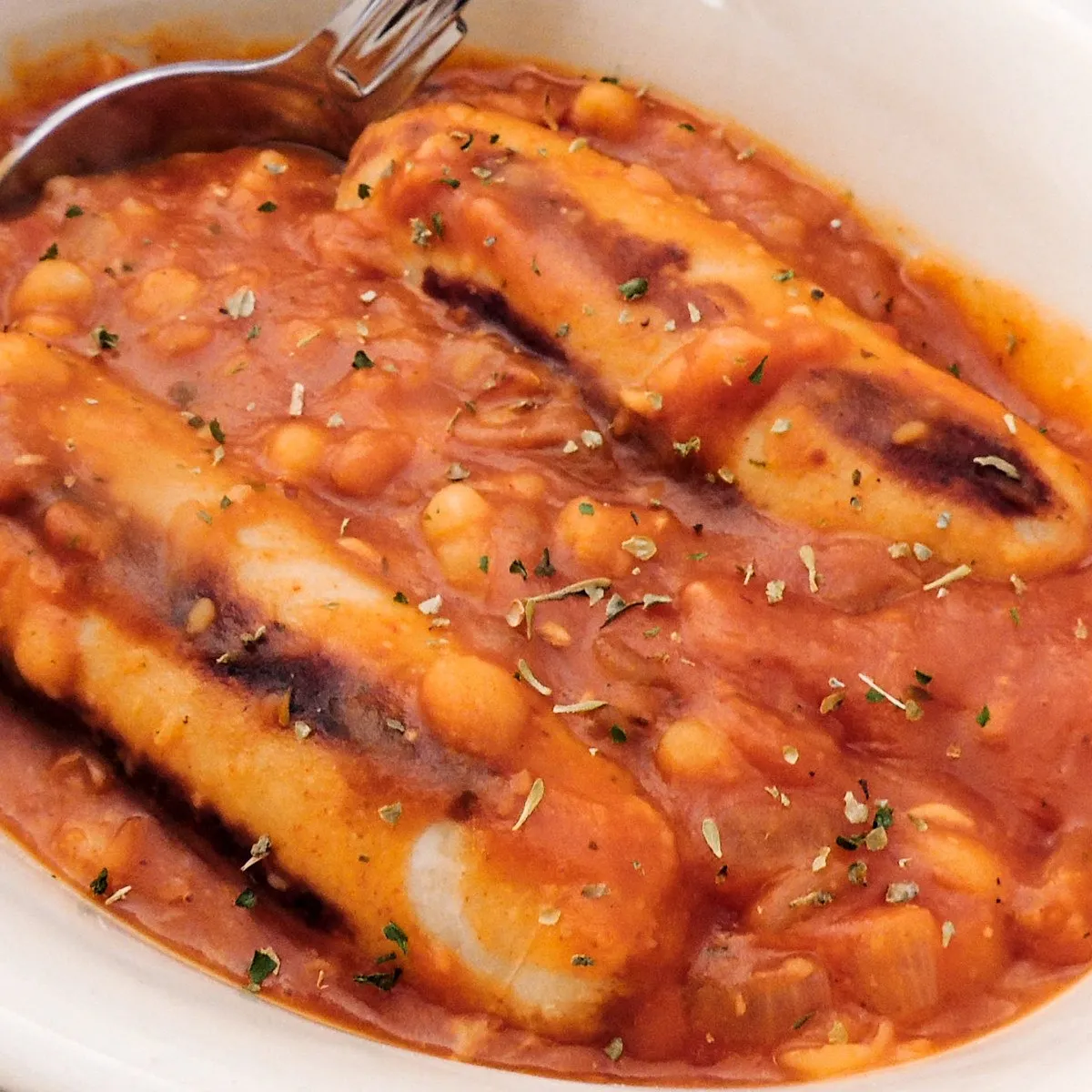 Gluten Free Sausage and Bean One Pot