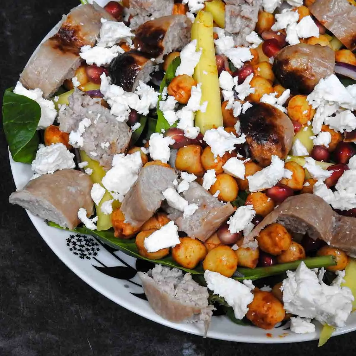 Gluten Free Sausage and Chickpea Salad