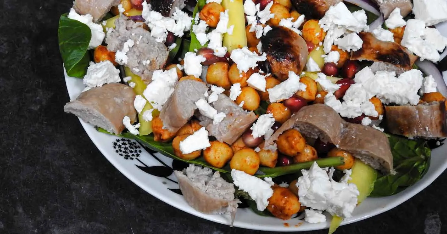 Gluten Free Sausage and Chickpea Salad