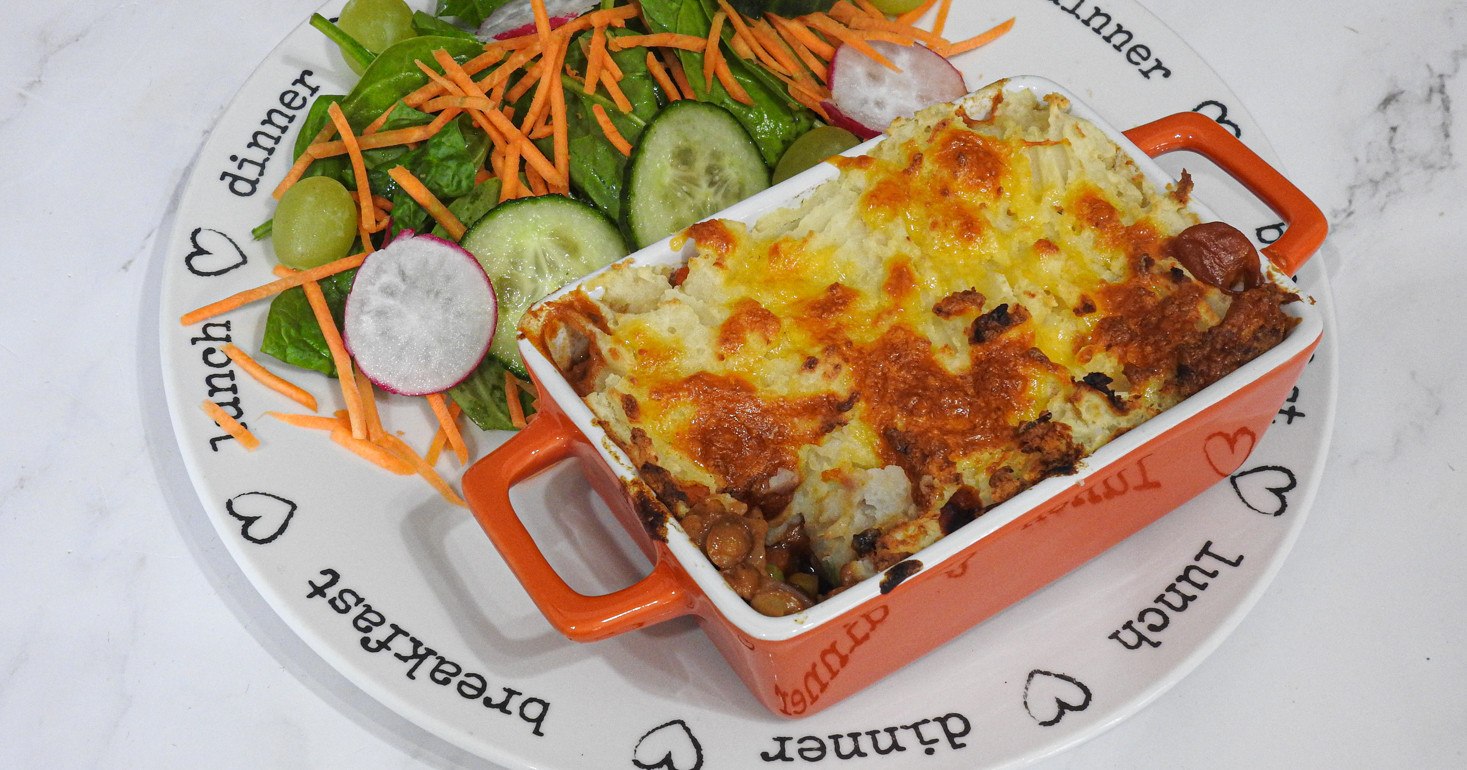 Gluten Free Sausage Lentil Pie