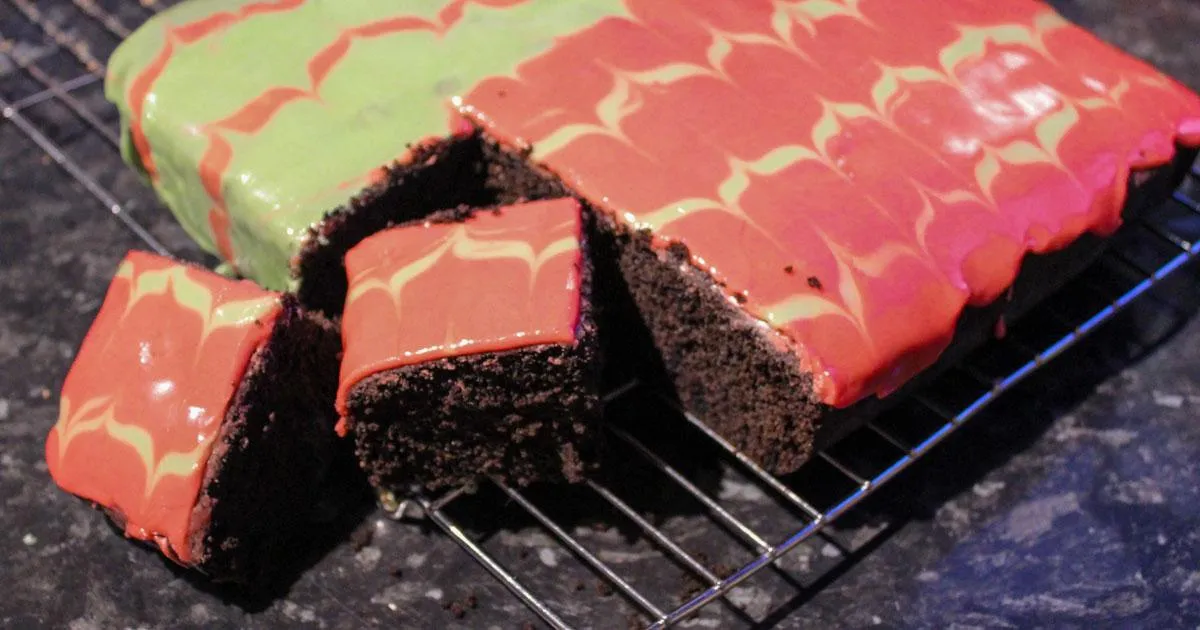 Gluten Free Simple Chocolate Halloween Traybake