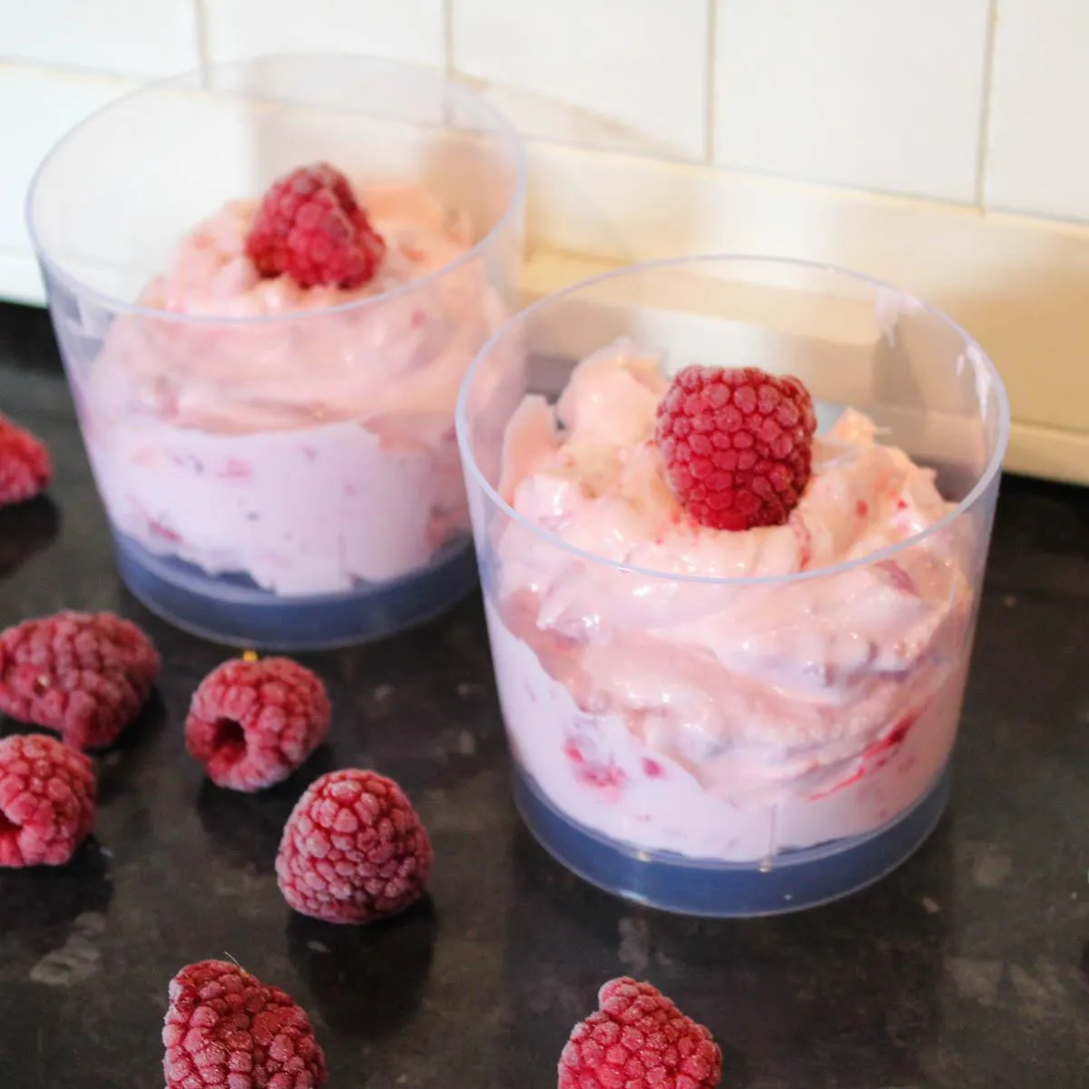 Gluten Free Simple Raspberry Cheesecake Inspired Mousse