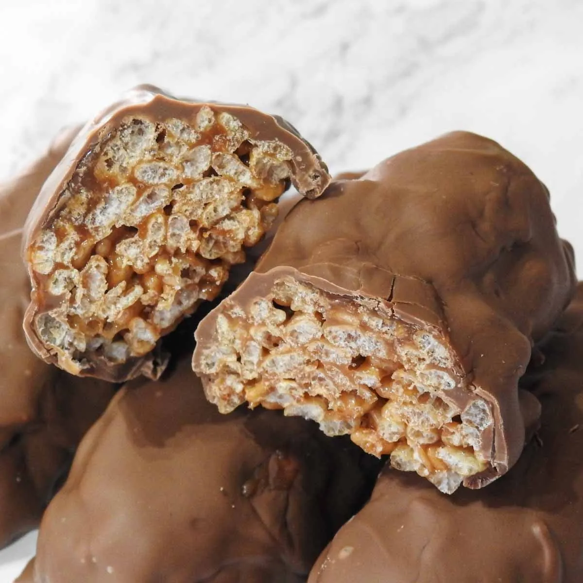 Gluten Free Simple Toffee Crispy Rice Bars
