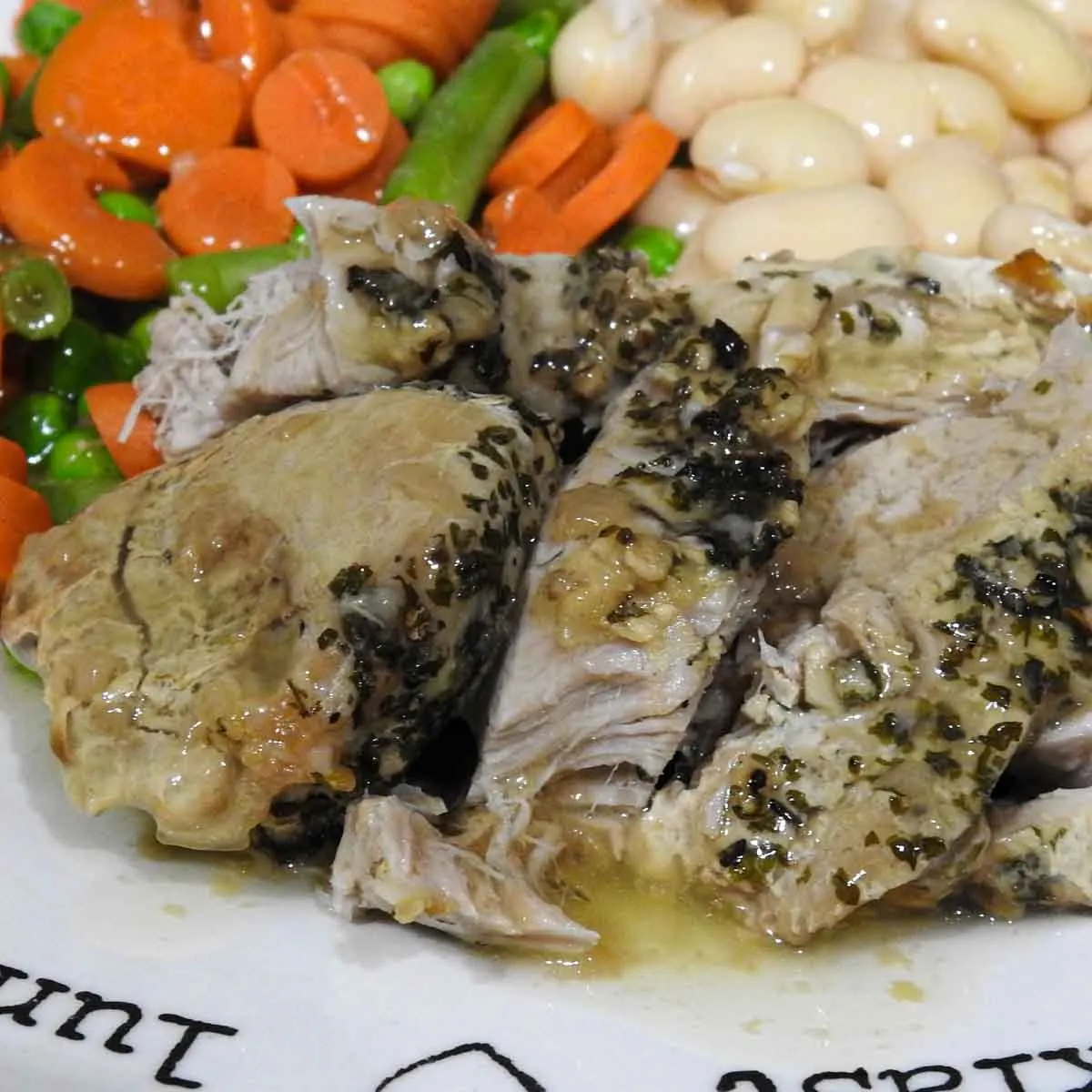 Gluten Free Slow Cooked Pork in Apple Gravy