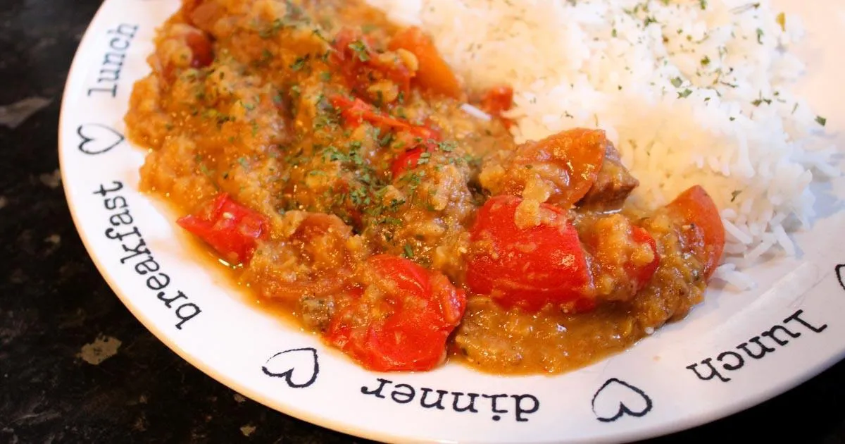Gluten Free Slow Cooker Lamb Dhansak