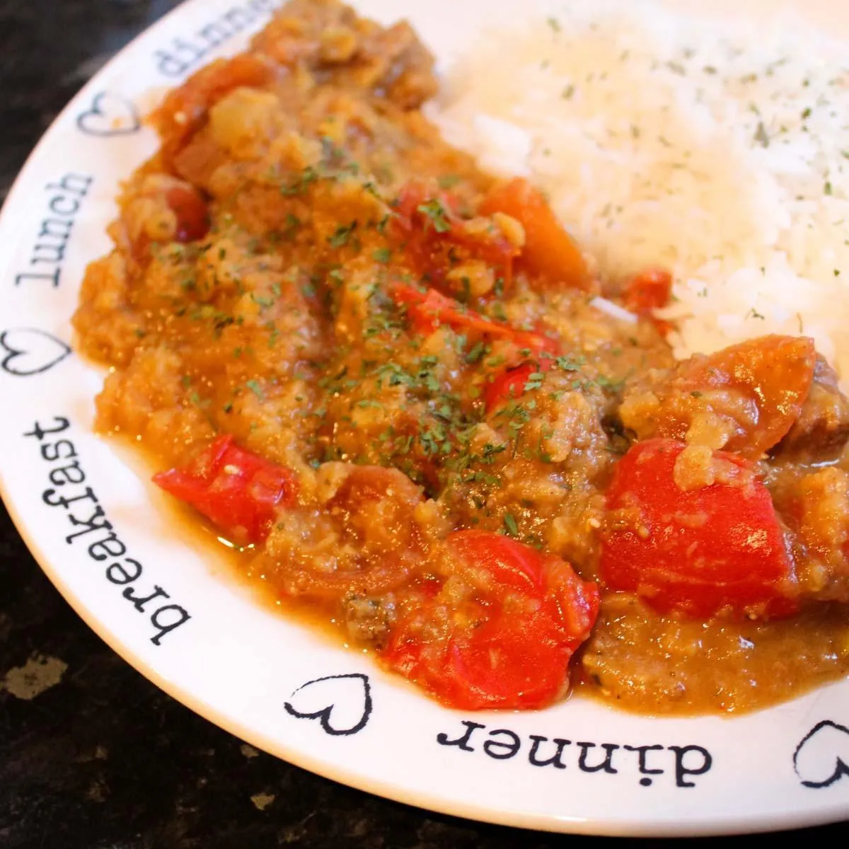 Gluten Free Slow Cooker Lamb Dhansak