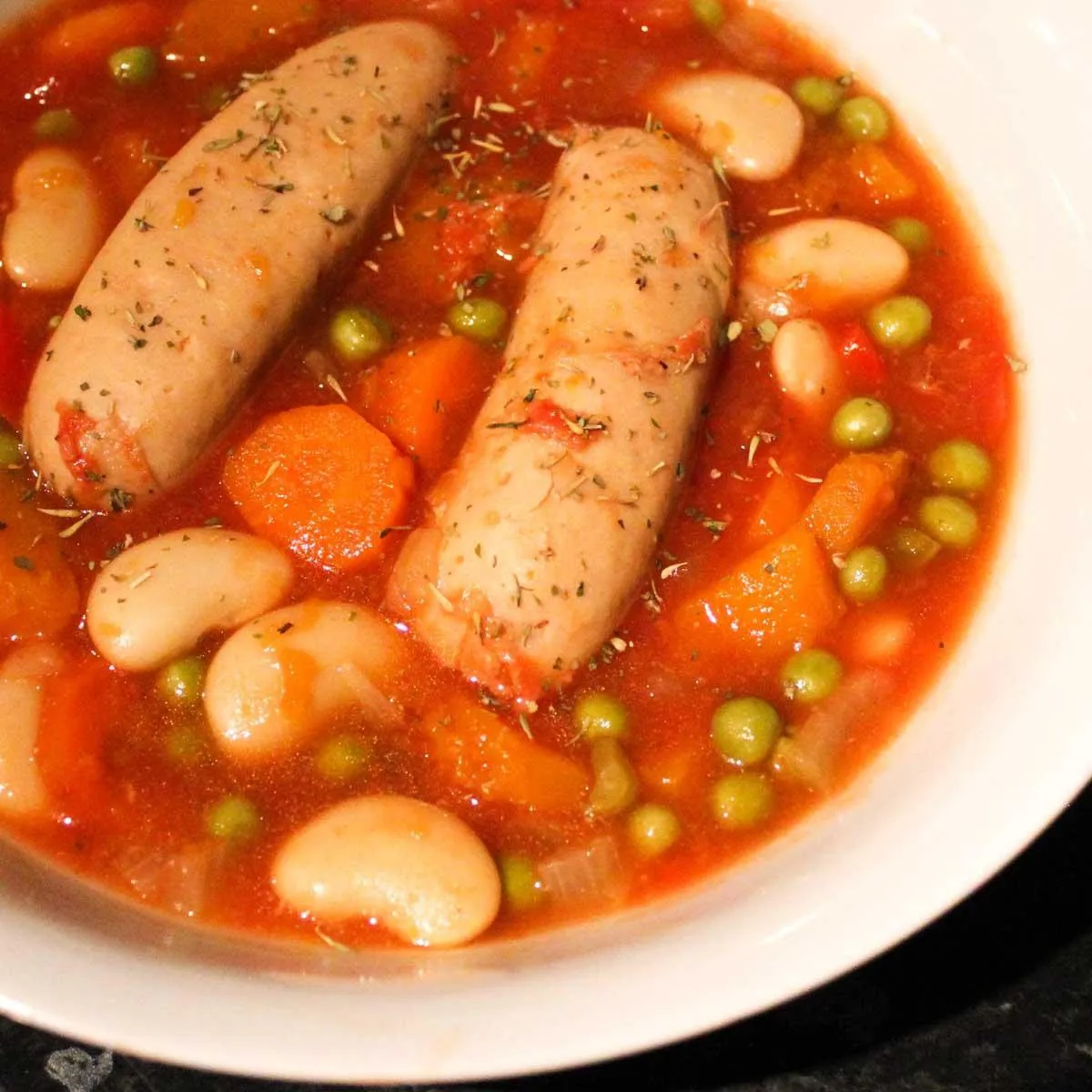 Gluten Free Slow Cooker Sausage Casserole