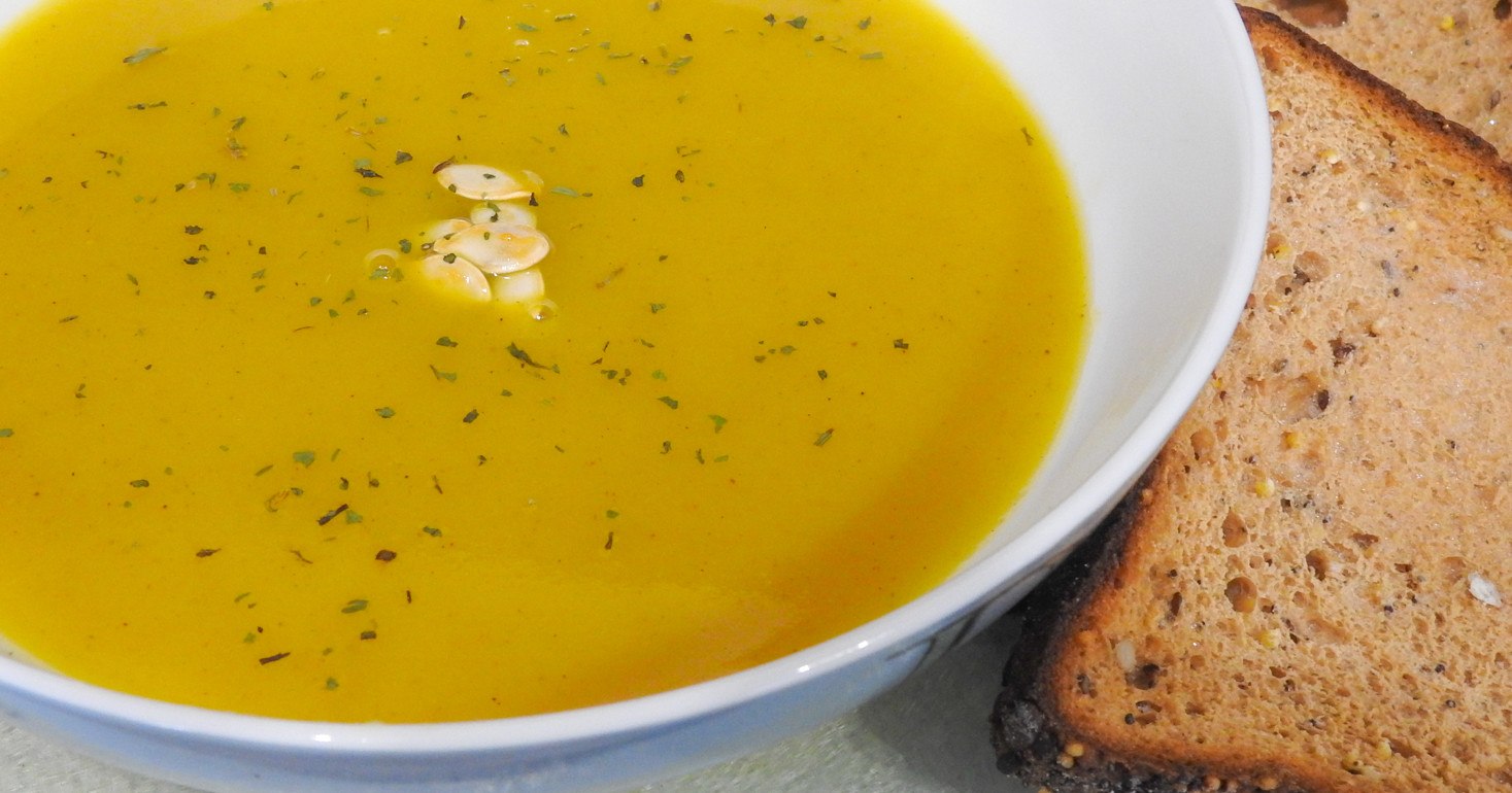 Gluten Free Spiced Pumpkin Soup