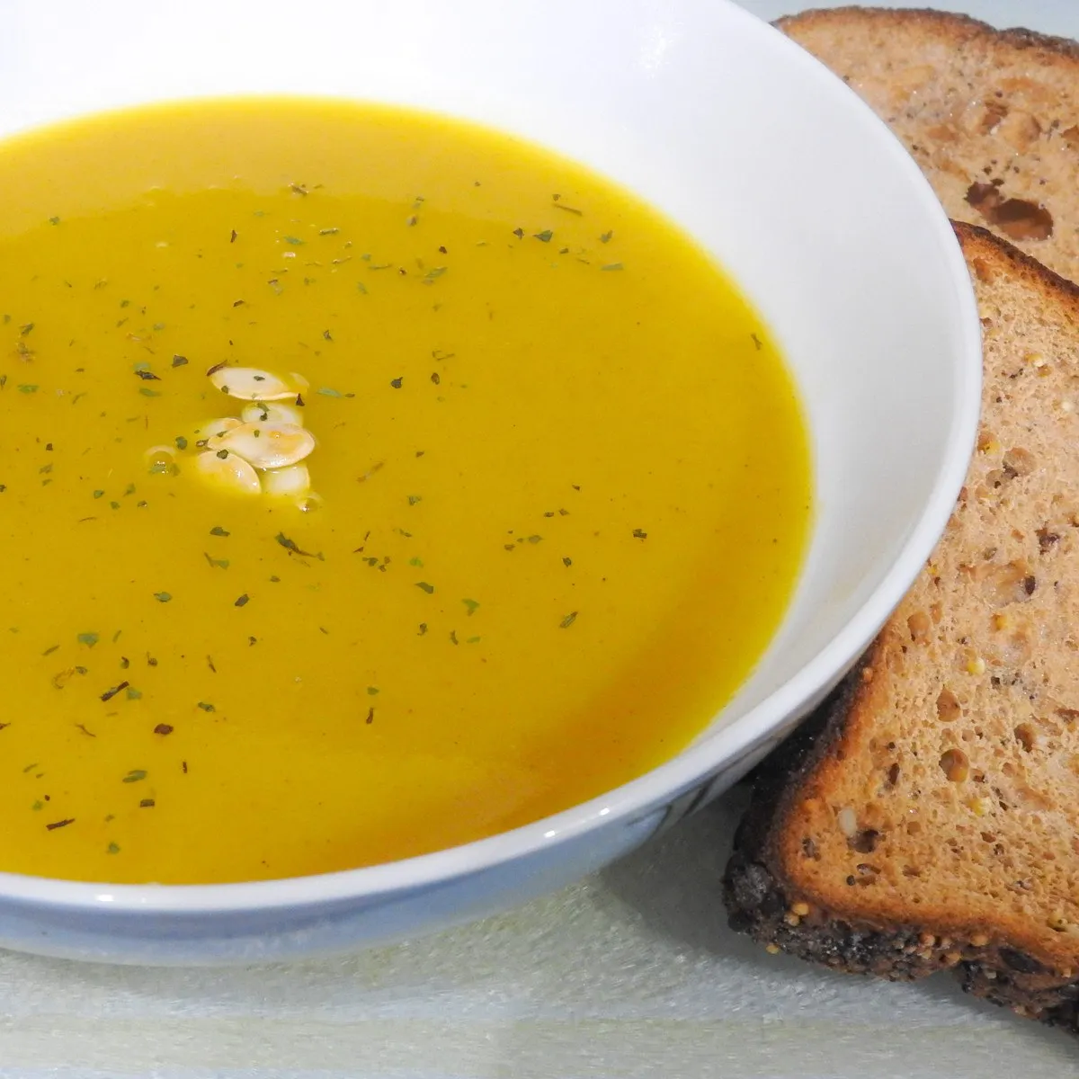 Gluten Free Spiced Pumpkin Soup