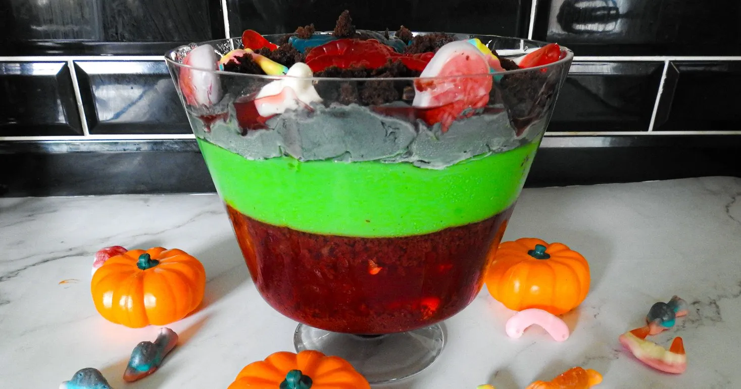 Gluten Free Spooky Halloween Trifle