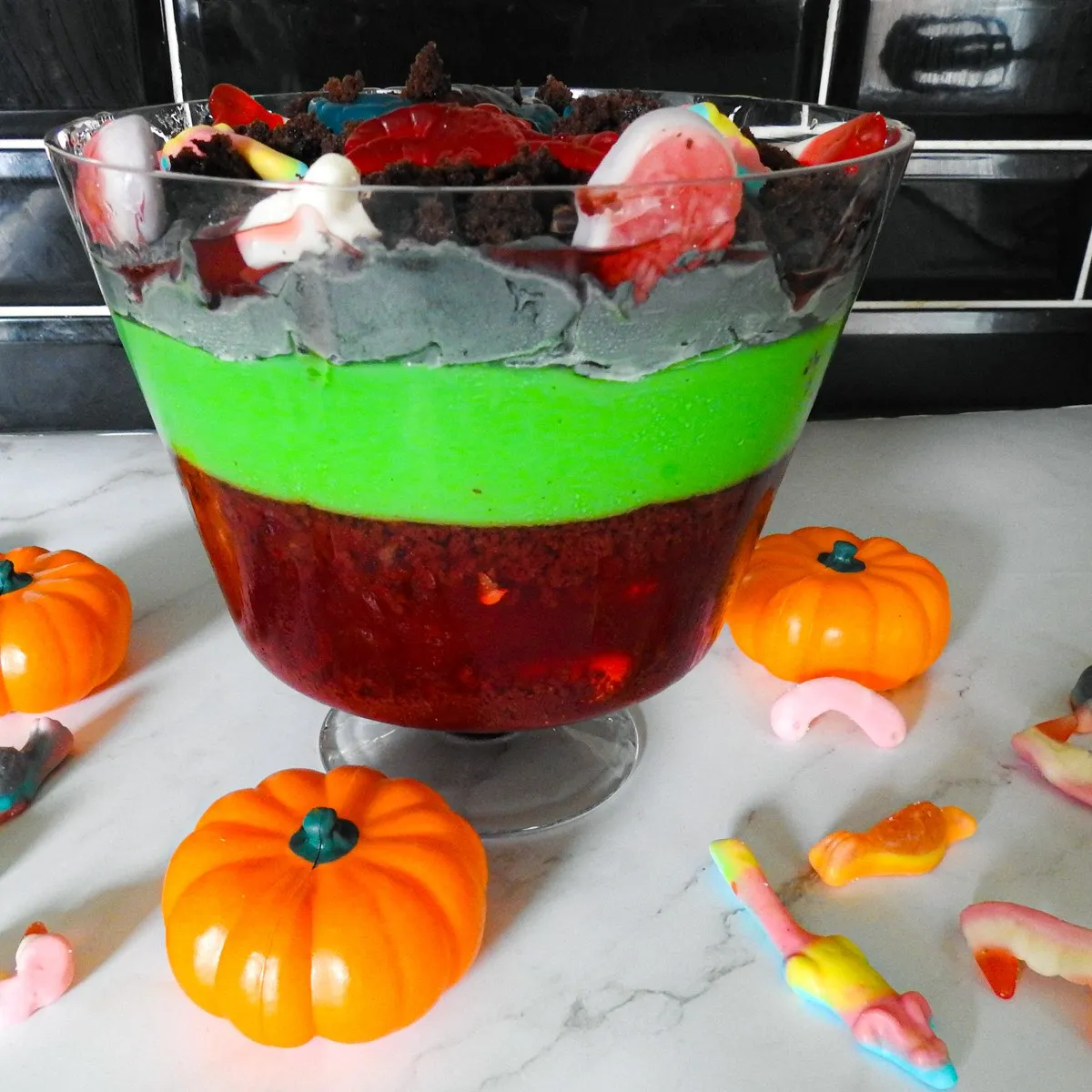 Gluten Free Spooky Halloween Trifle