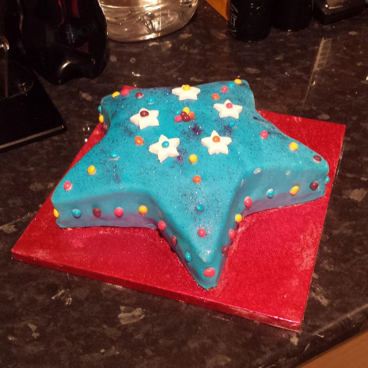 Gluten Free Starry Birthday Cake
