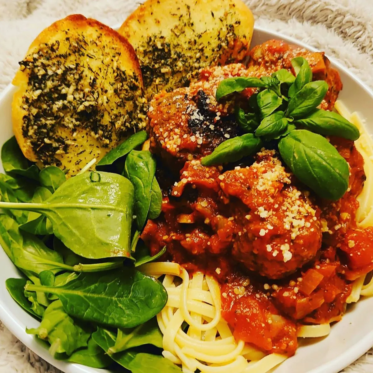 Gluten Free Stuffed Meatballs and Marinara Sauce