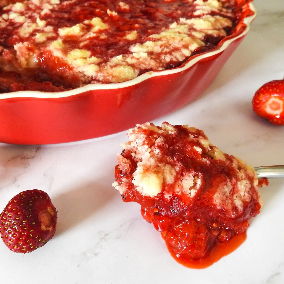 Gluten Free Summer Berry and Thyme Crumble