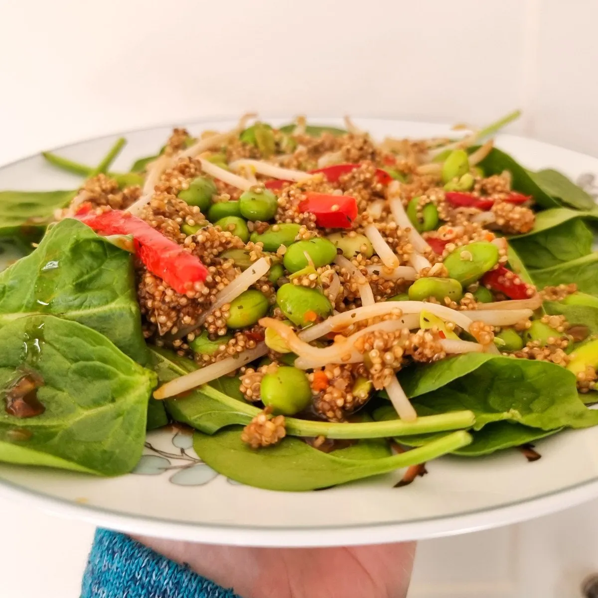 Gluten Free Sweet Chilli and Edamame Quinoa