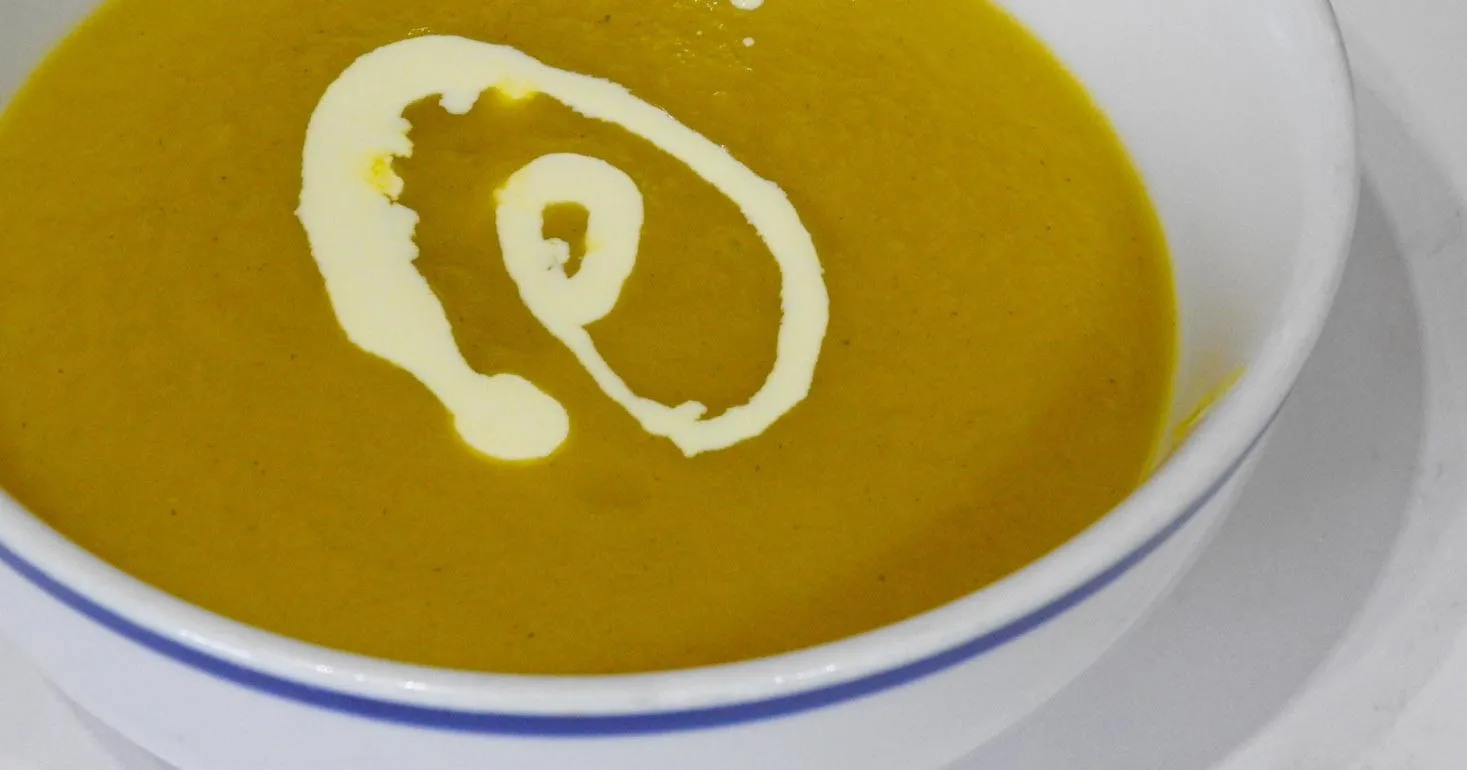 Gluten Free Sweet Potato and Parsnip Soup