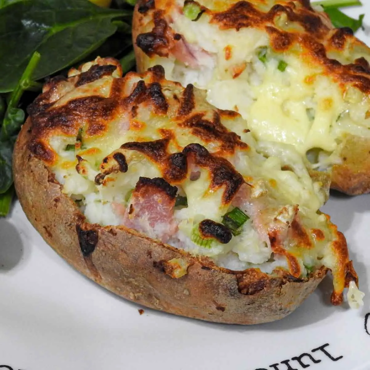 Gluten Free Three Cheese & Bacon Loaded Skins