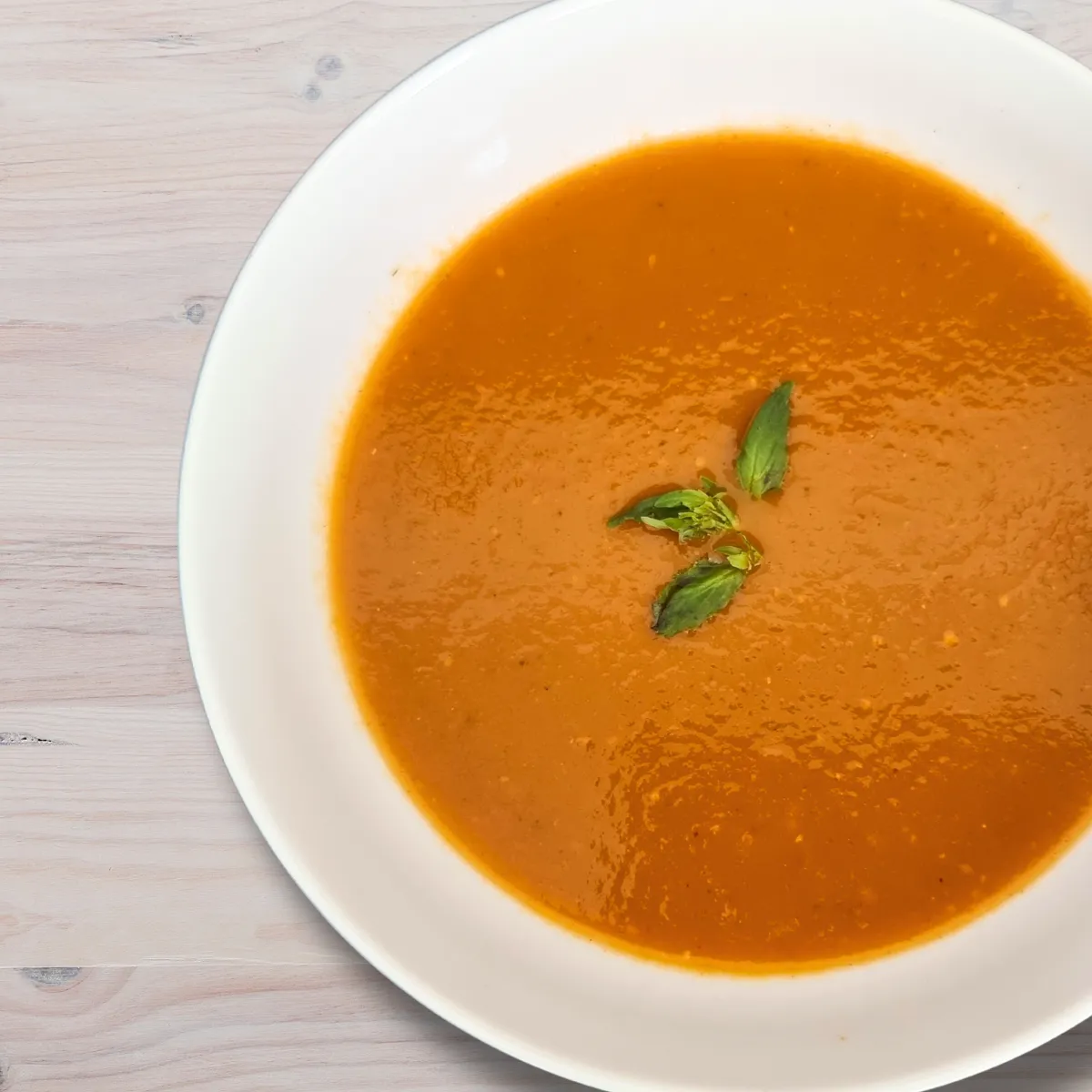 Gluten Free Tomato and Basil Soup