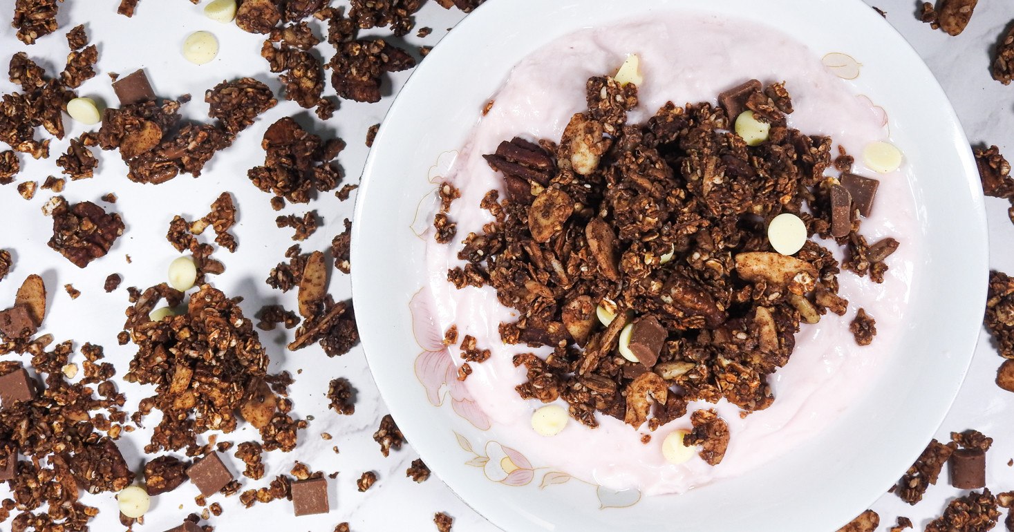 Gluten Free Triple Chocolate Granola