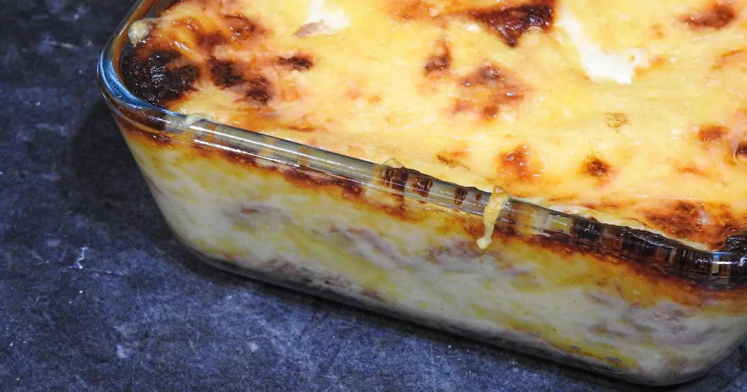 Gluten Free Tuna and Cheese Lasagne