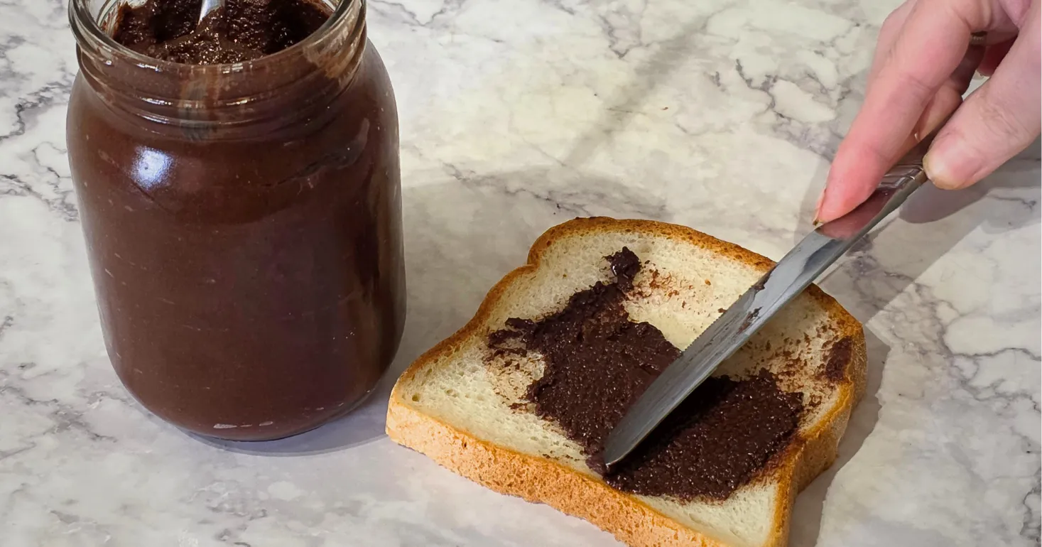 Homemade "Nutella" Chocolate Hazelnut Spread - Gluten Free, Dairy Free, Refined Sugar & Palm Oil Free