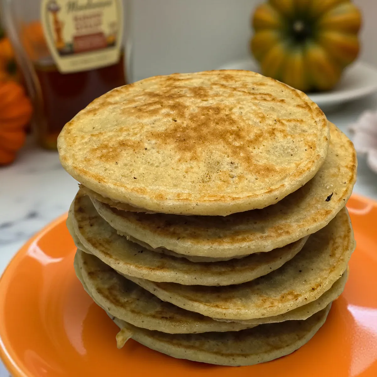 No Refined Sugar Gluten Free Pumpkin Pancakes